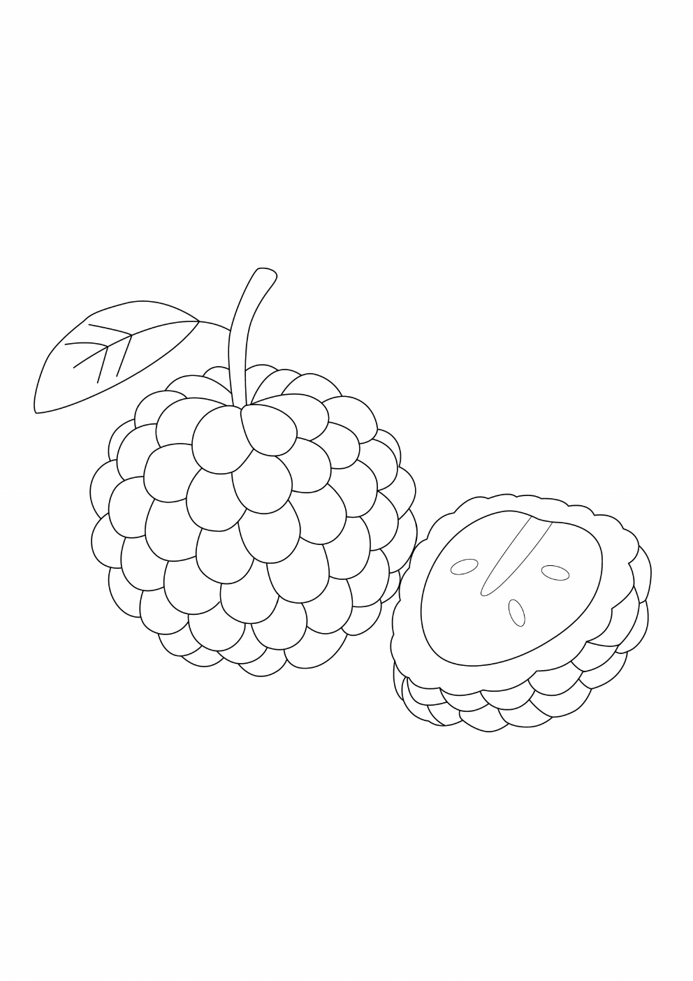 Apple Coloring Book coloring page 9