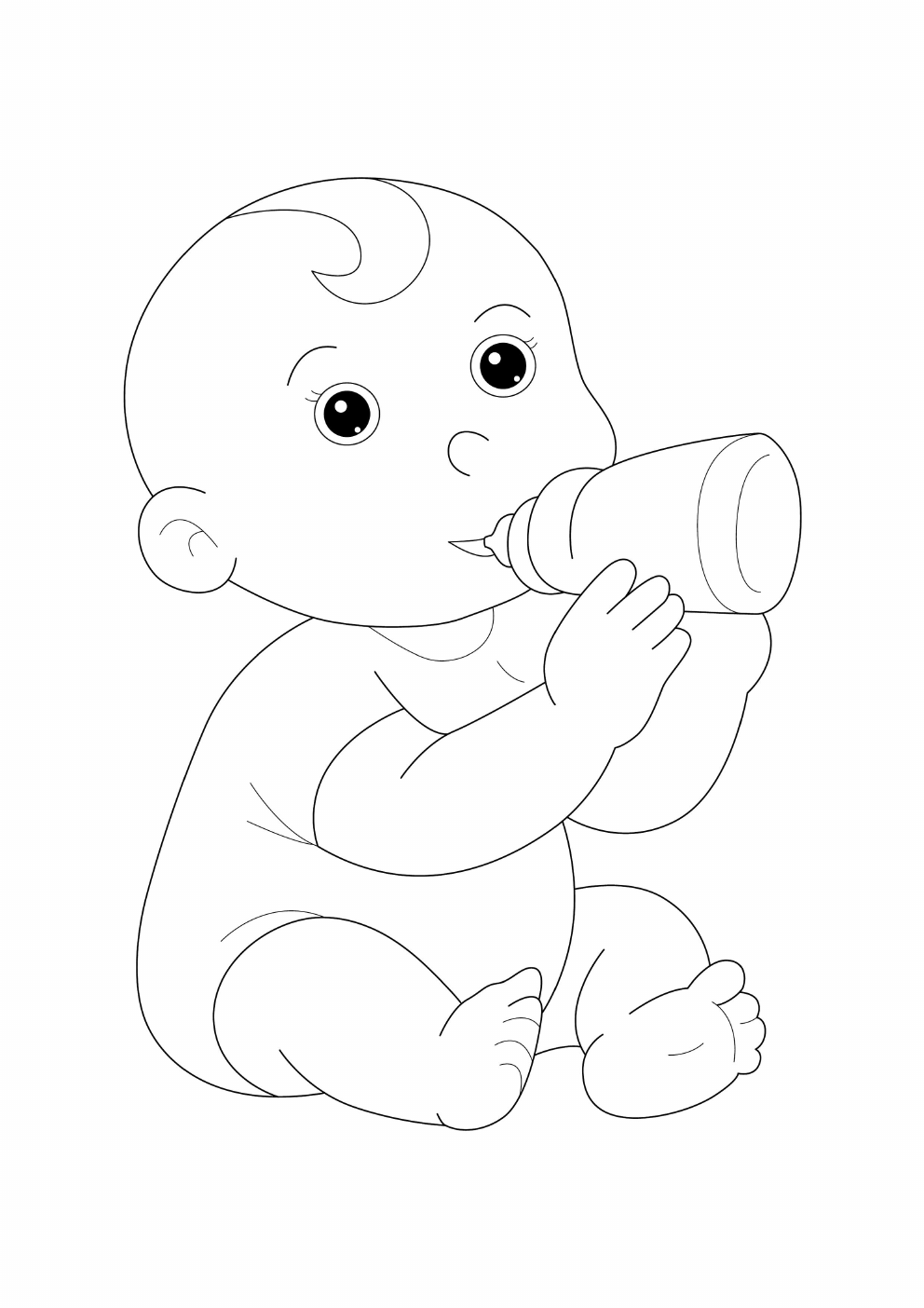 Baby Coloring Book coloring page 2