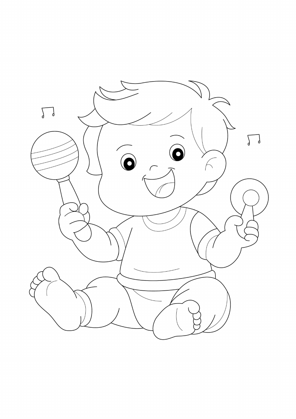 Baby Coloring Book coloring page 3
