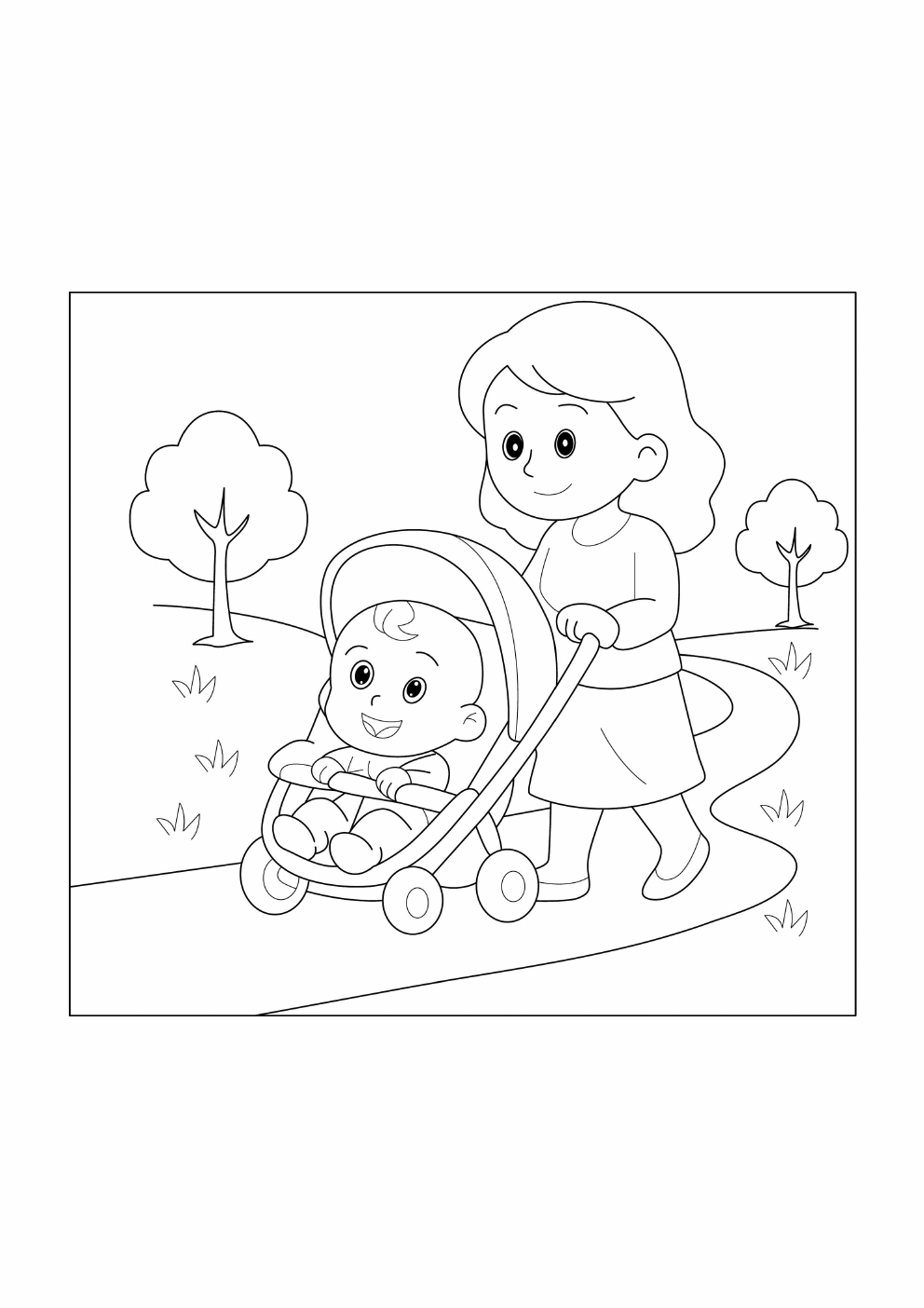 Baby Coloring Book coloring page 4
