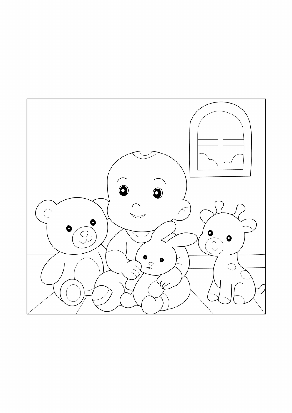 Baby Coloring Book coloring page 5