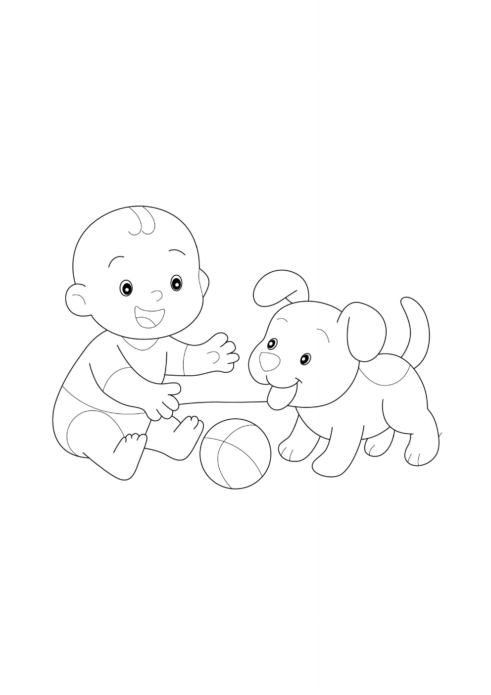 Baby Coloring Book coloring page 10