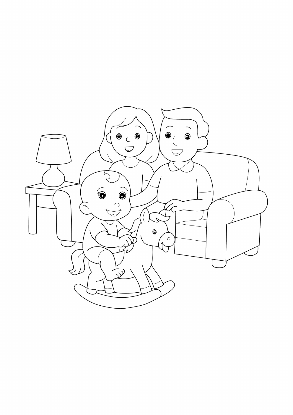 Baby Coloring Book coloring page 11