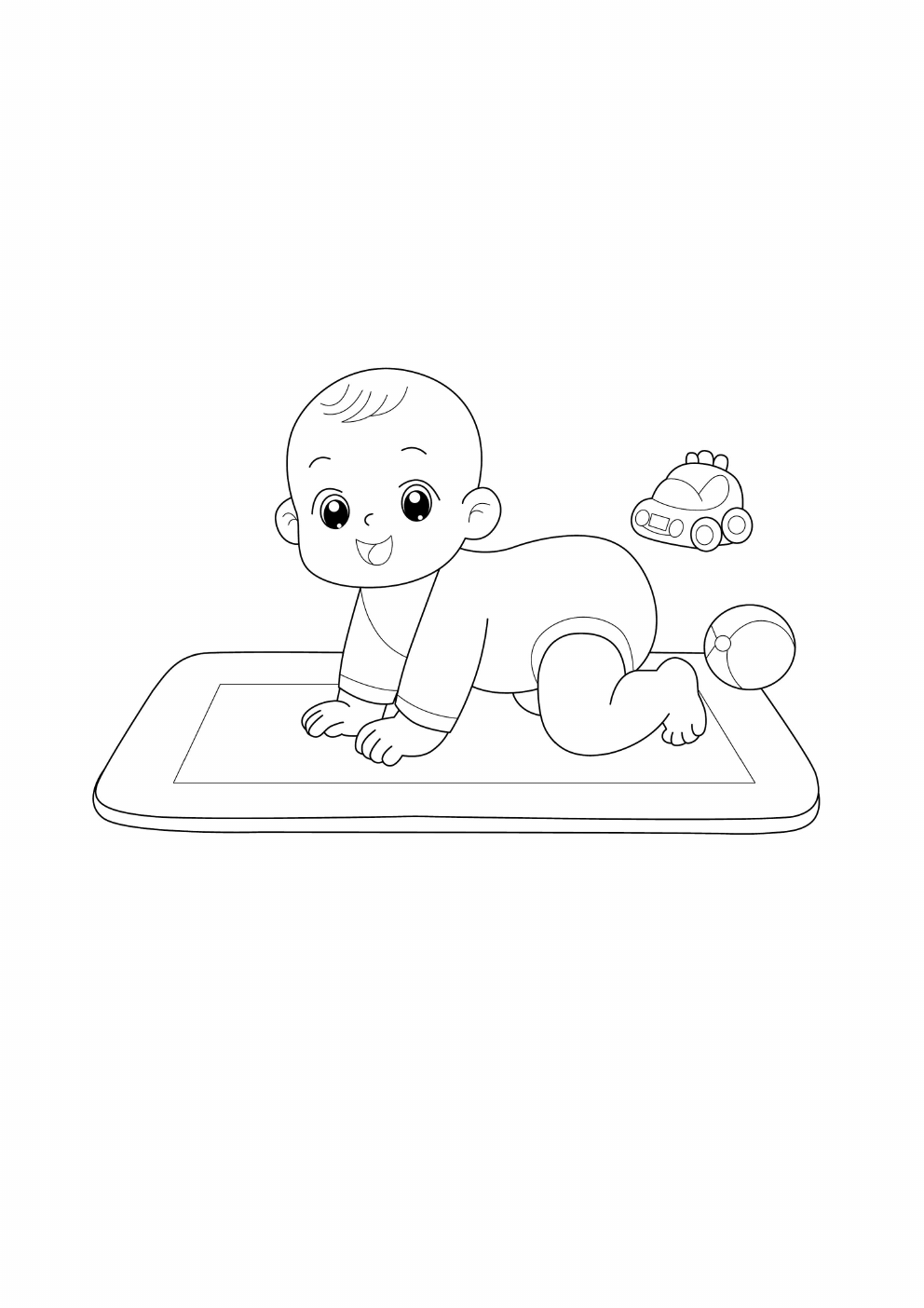 Baby Coloring Book coloring page 12