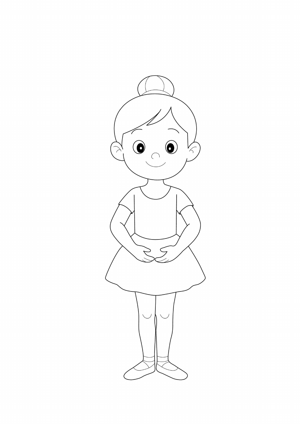 Ballet Coloring Book coloring page 1