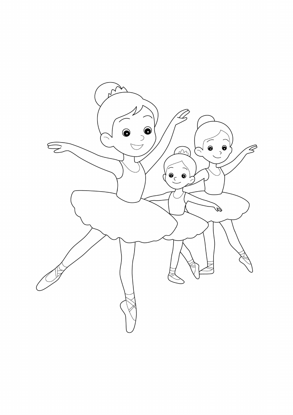 Ballet Coloring Book coloring page 5
