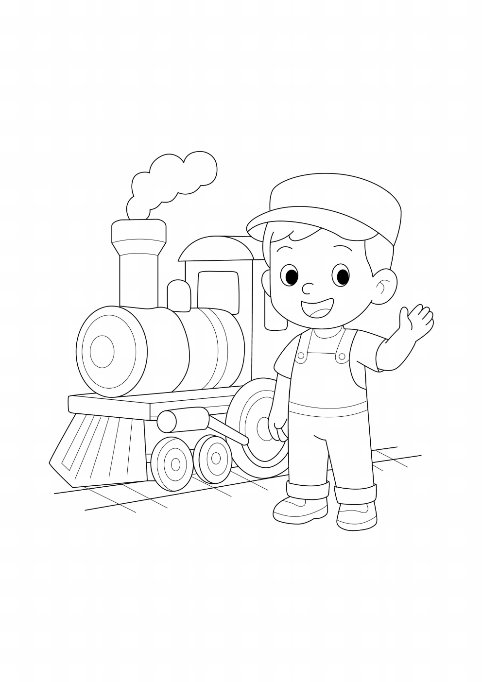 Kids Coloring Book coloring page 4