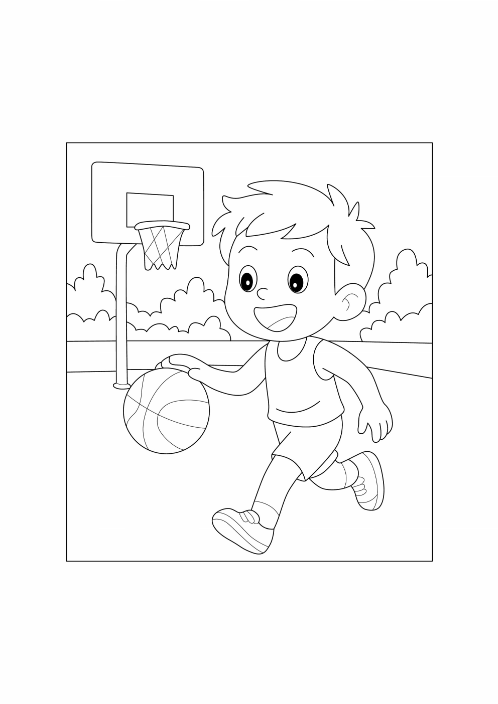 Kids Coloring Book coloring page 6