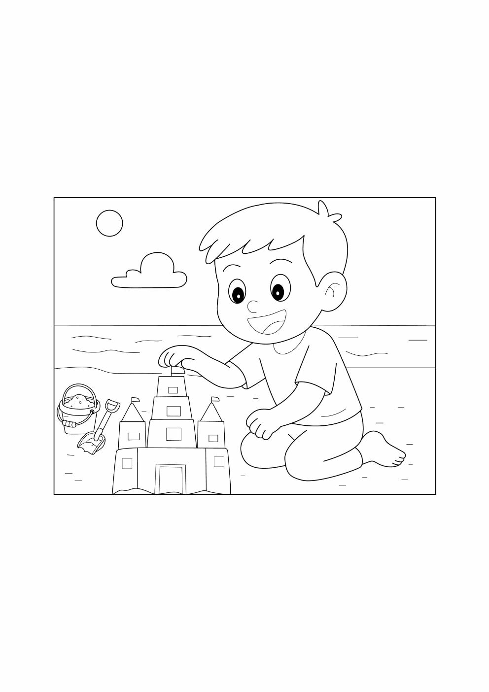 Kids Coloring Book coloring page 19