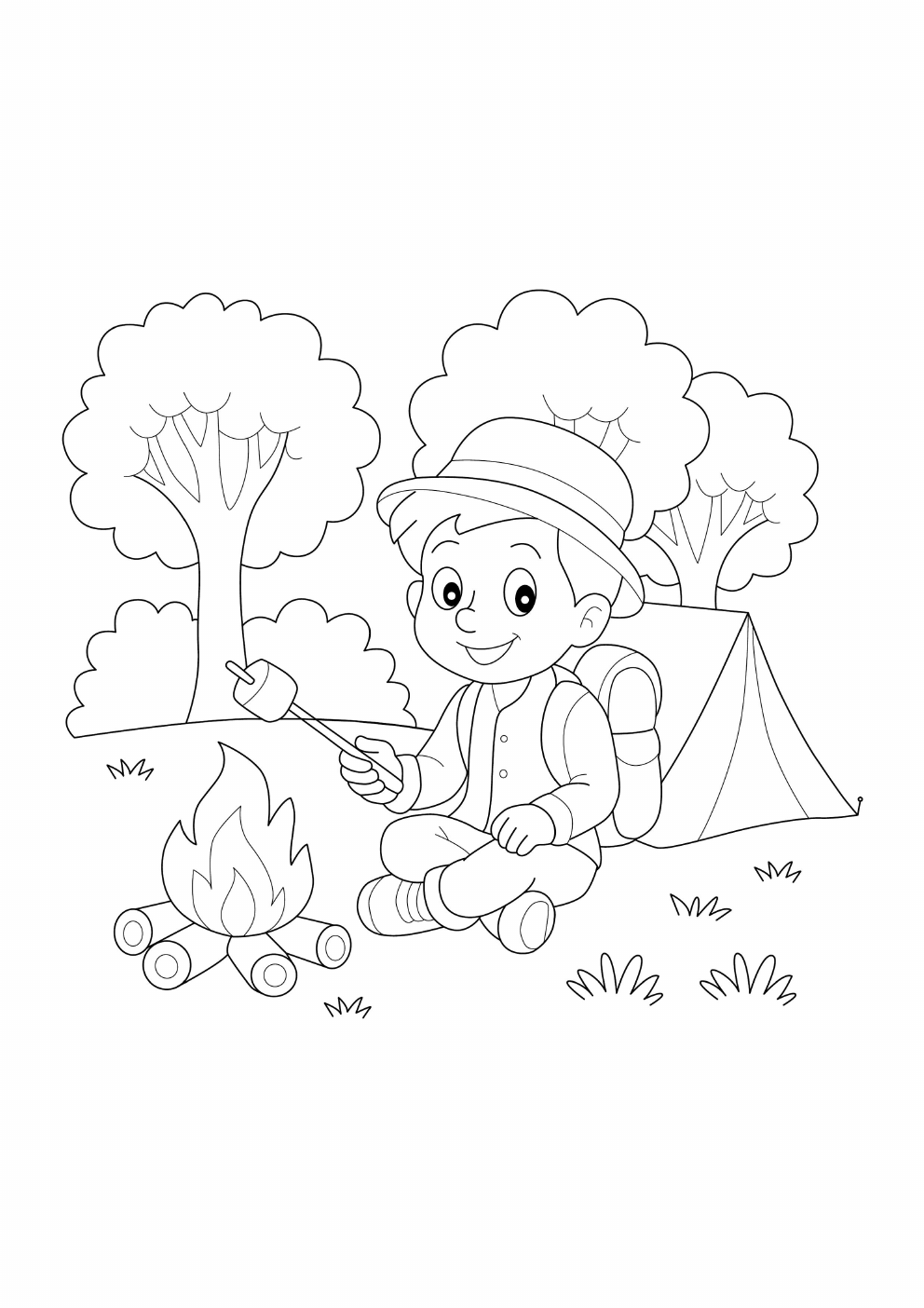 Kids Coloring Book coloring page 21