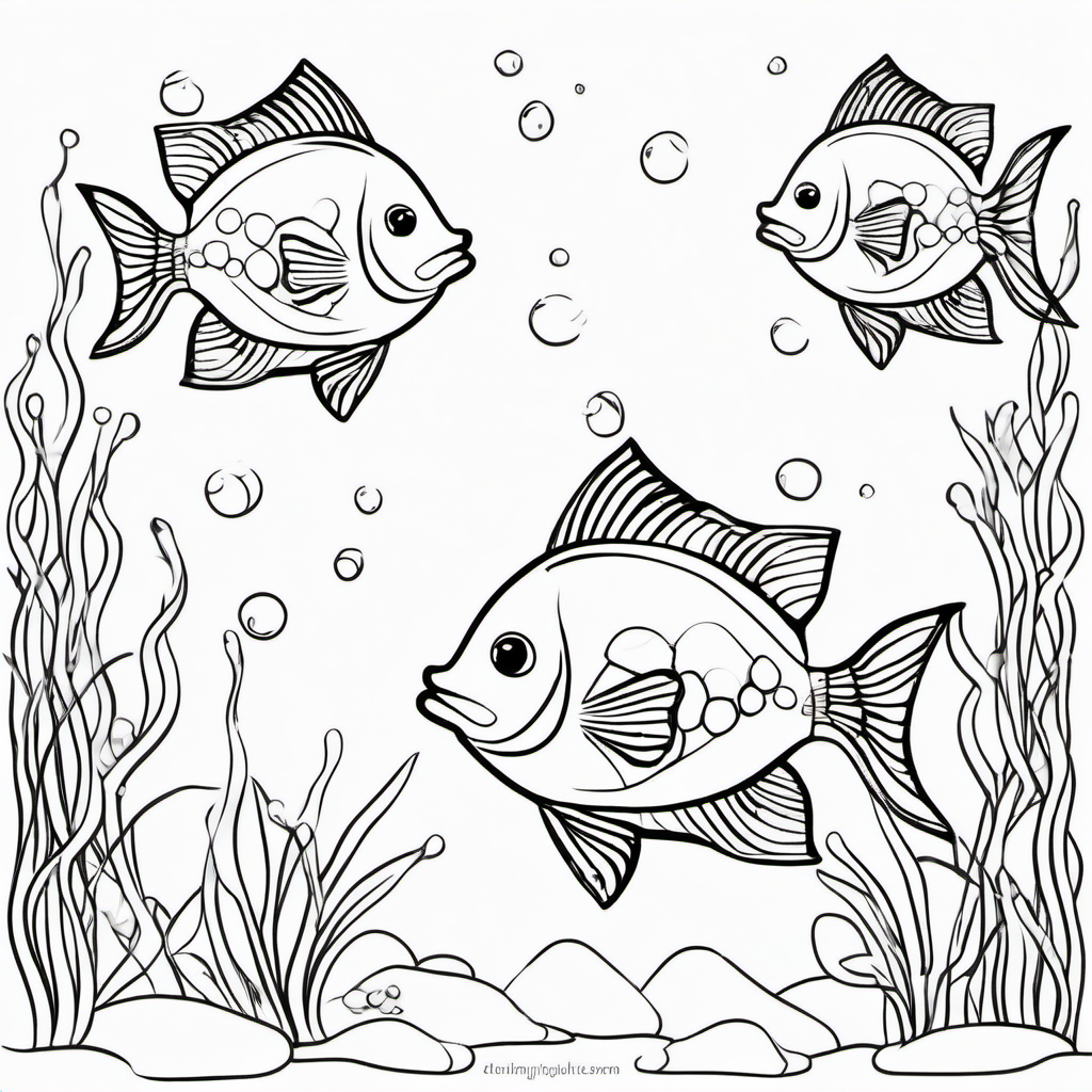 Deep Sea coloring page 1