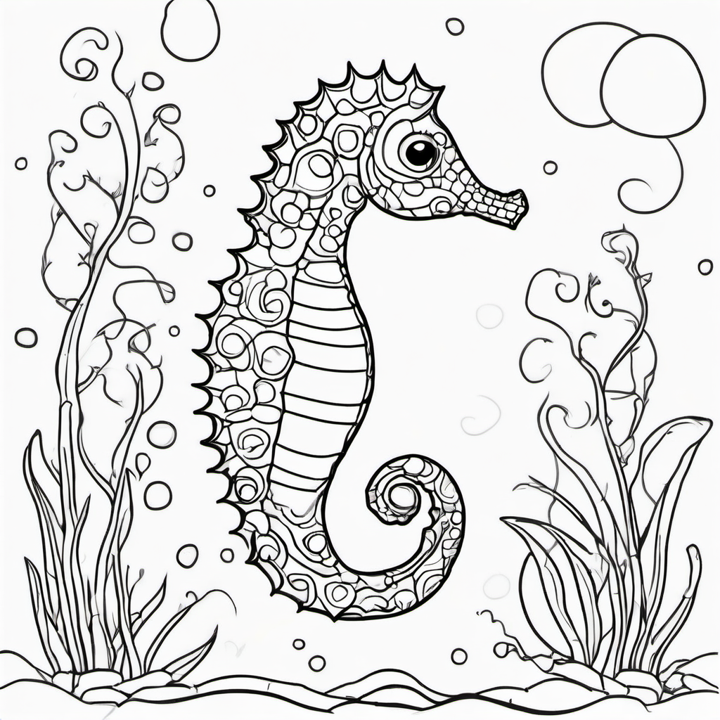 Deep Sea coloring page 4