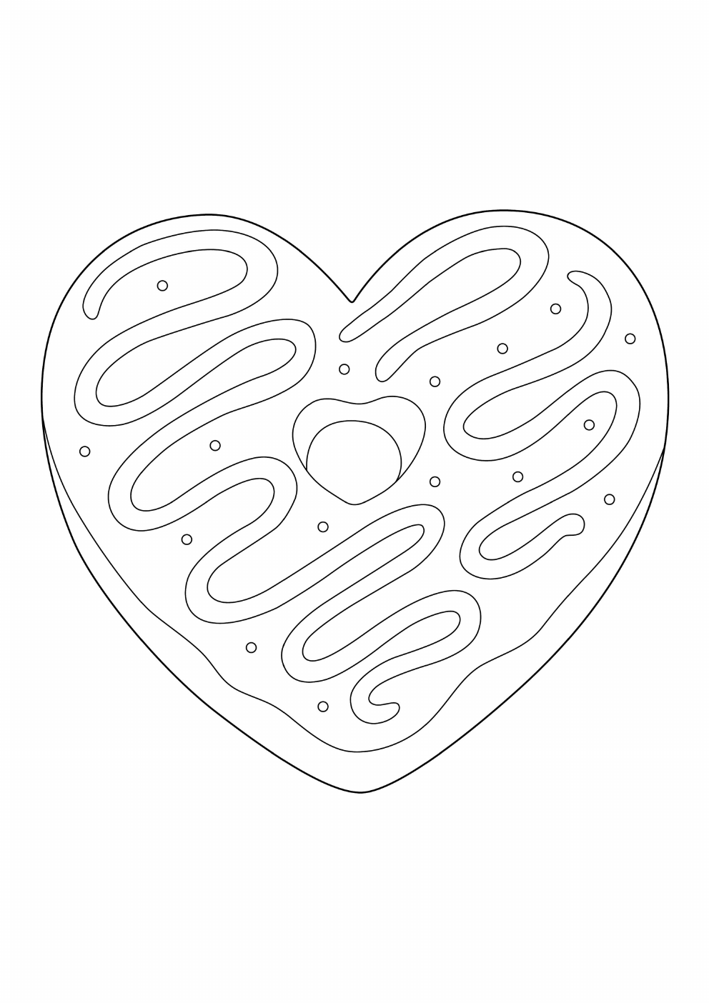 Donut Coloring Book coloring page 3
