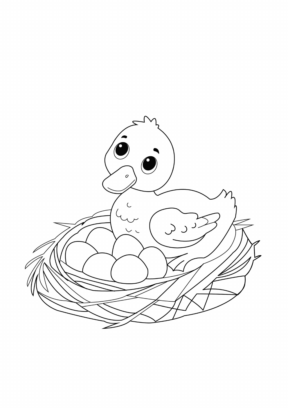 Duck Coloring Book coloring page 6