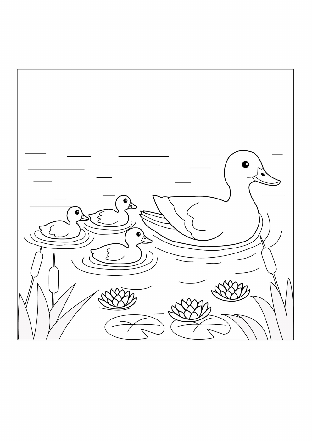 Duck Coloring Book coloring page 11