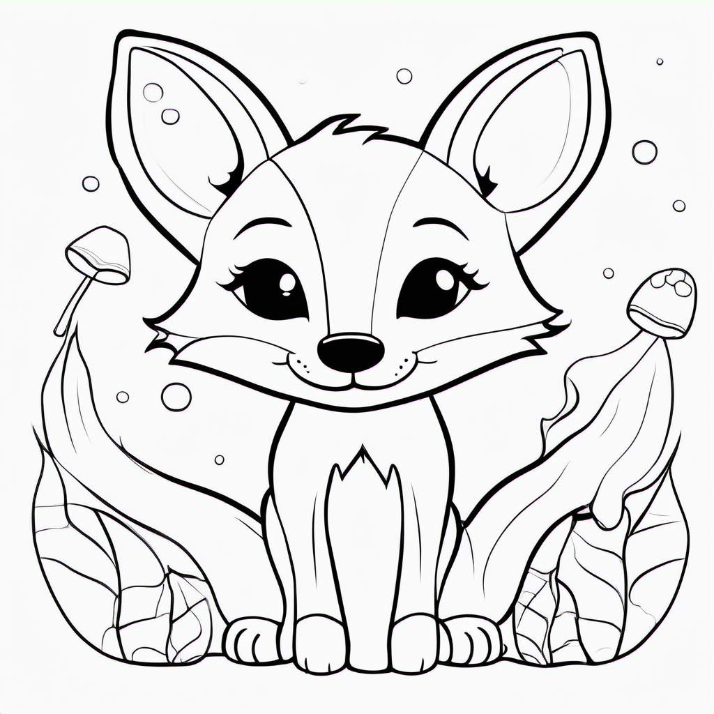 Enchanted Forest Animals coloring page 2