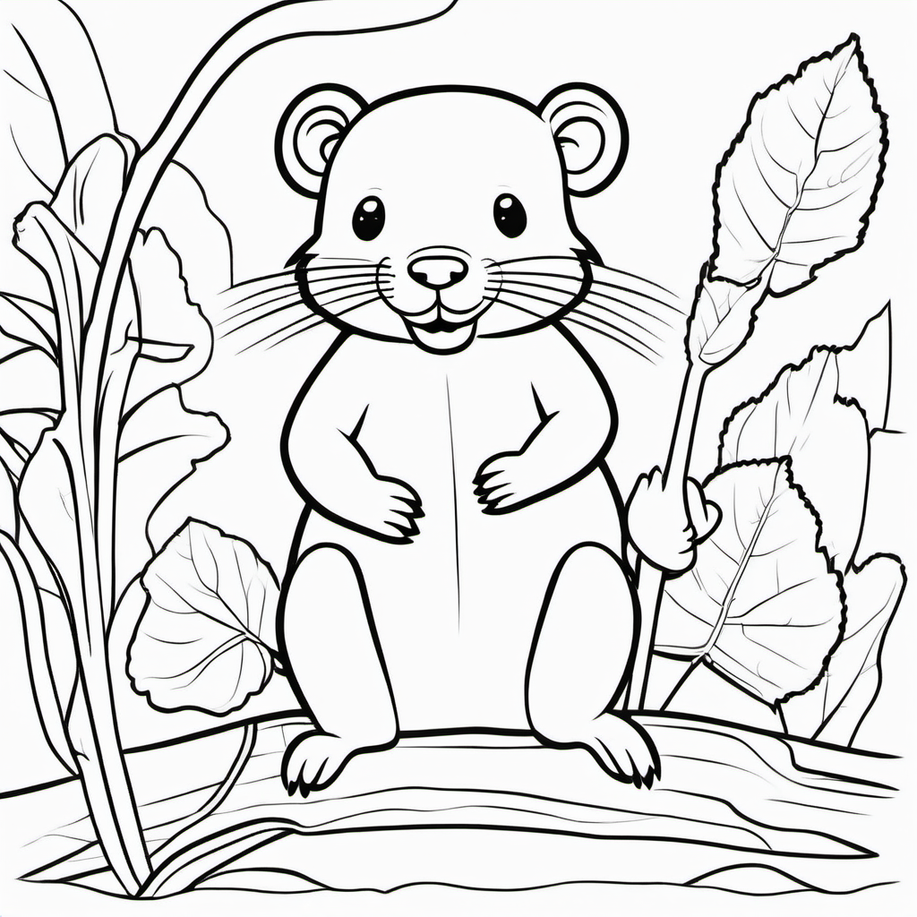 Enchanted Forest Animals coloring page 9