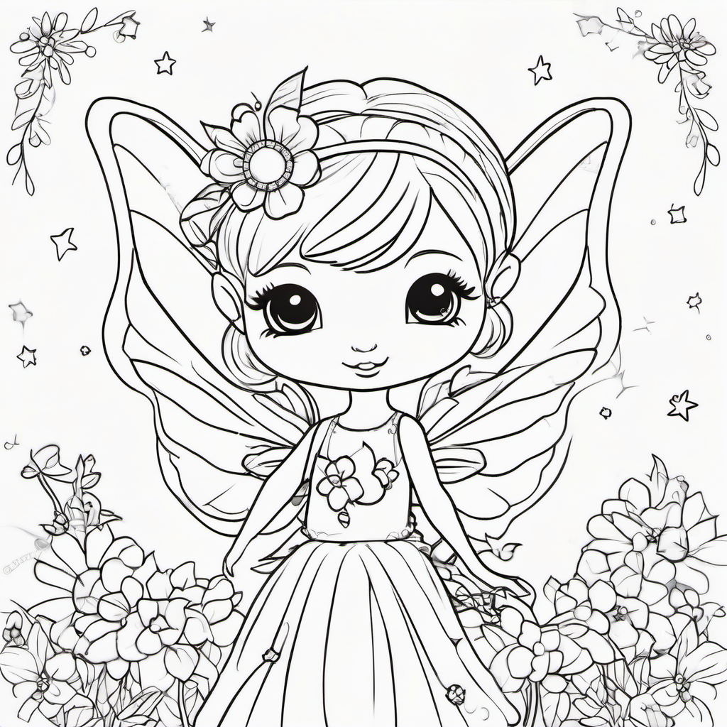 Fairy World coloring page 2