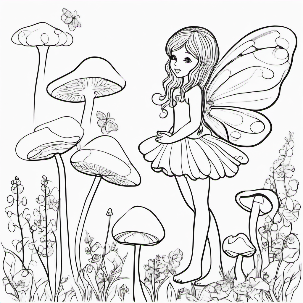 Fairy World coloring page 3