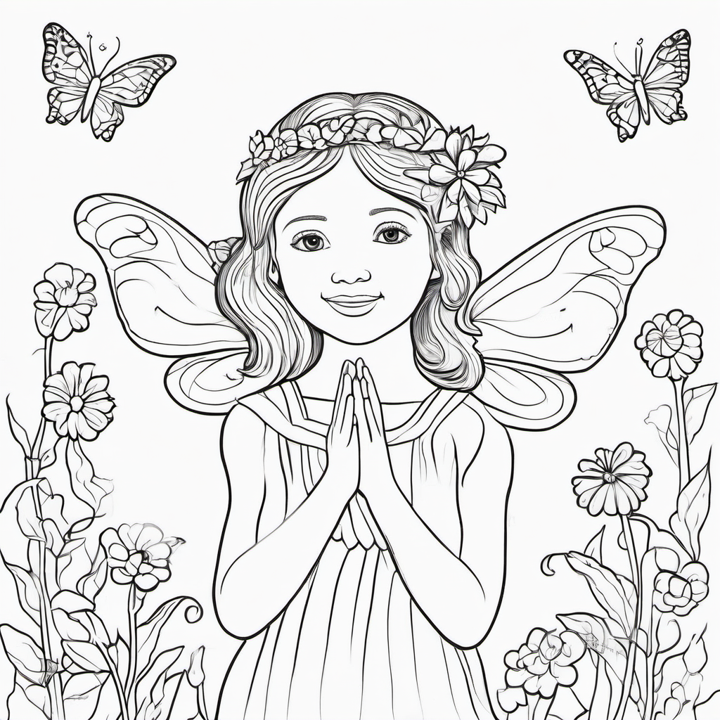 Fairy World coloring page 4