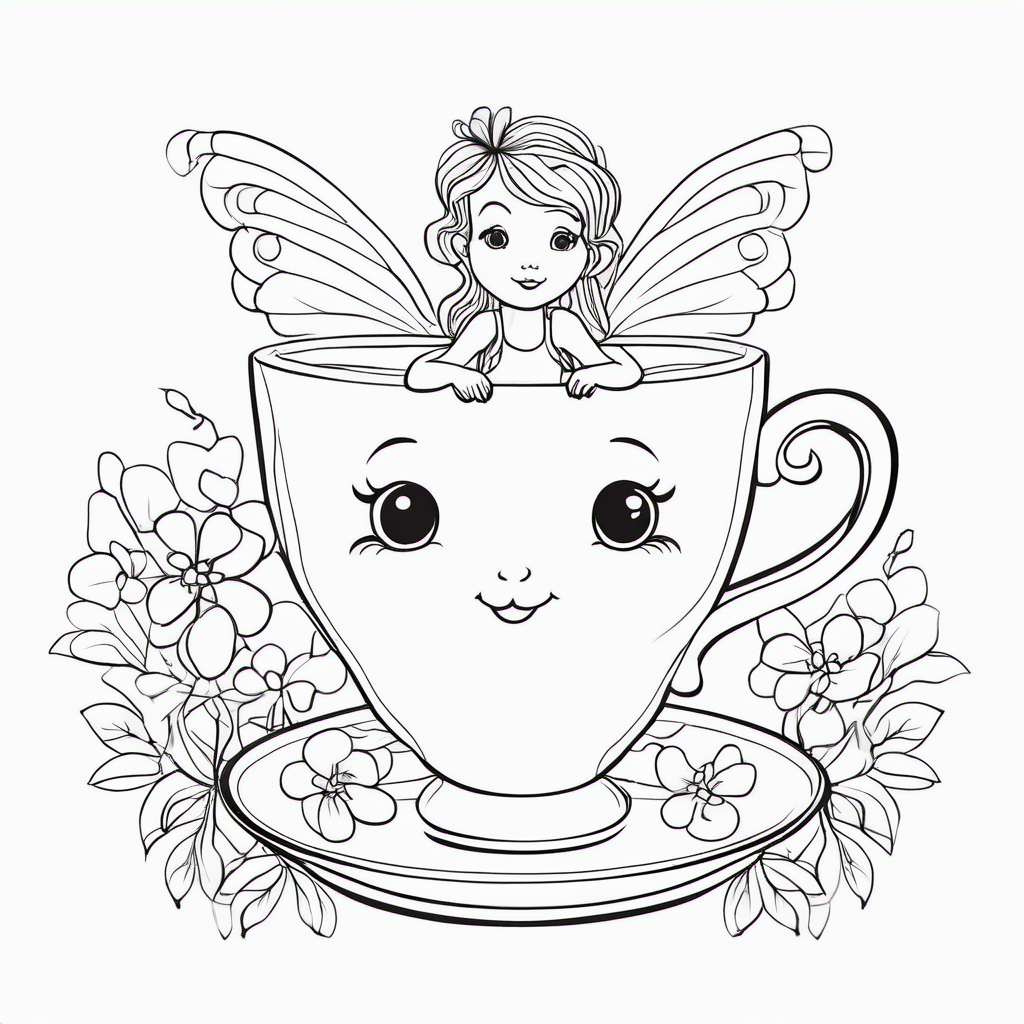 Fairy World coloring page 5