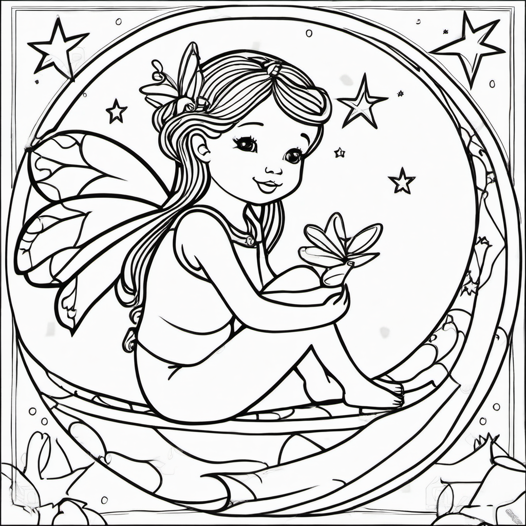 Fairy World coloring page 6