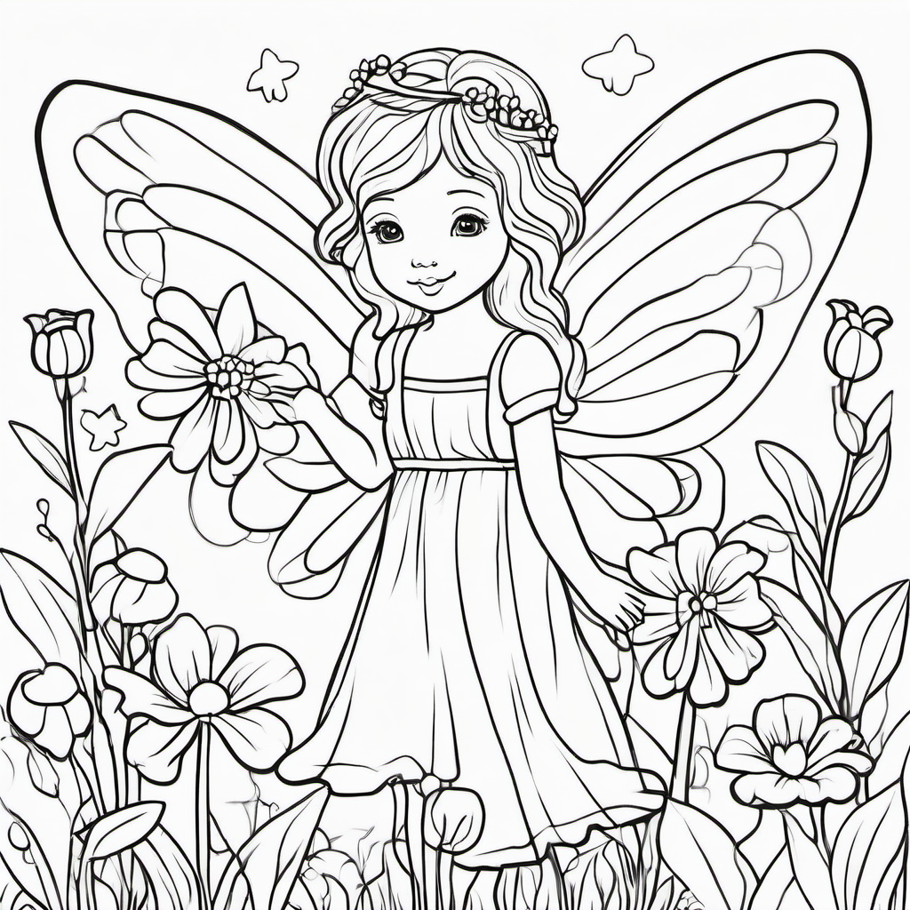 Fairy World coloring page 7