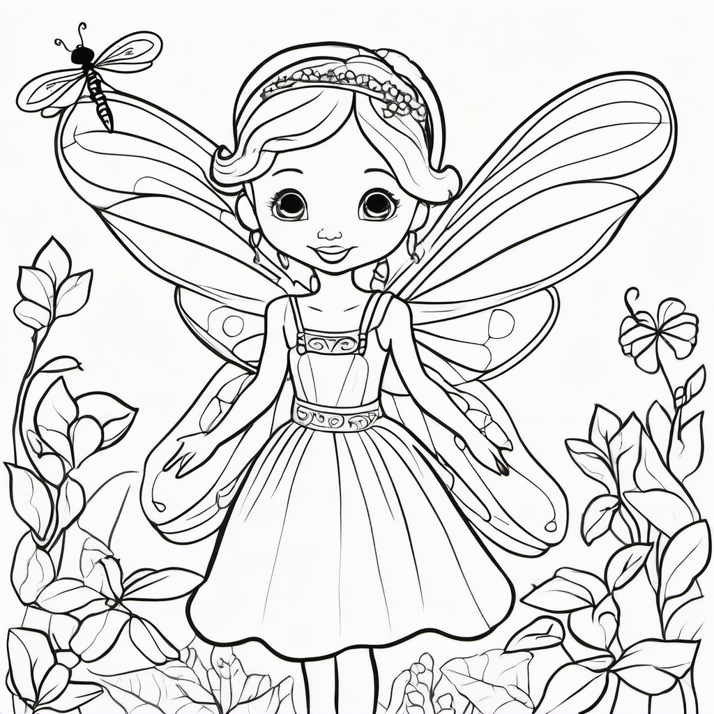 Fairy World coloring page 9