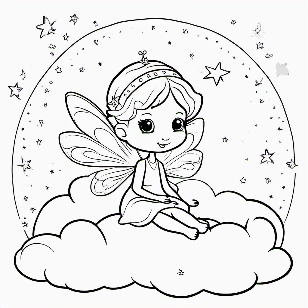 Fairy World coloring page 10