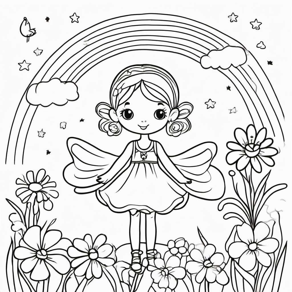 Fairy World coloring page 12