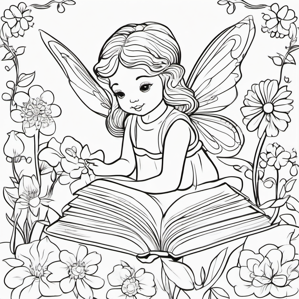 Fairy World coloring page 13