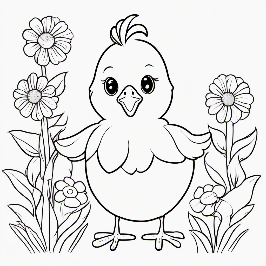 Farm Friends coloring page 5