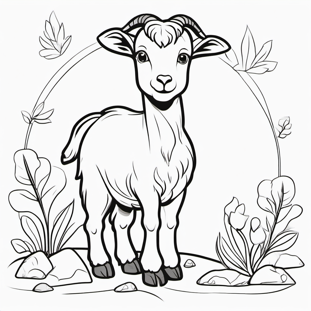 Farm Friends coloring page 7