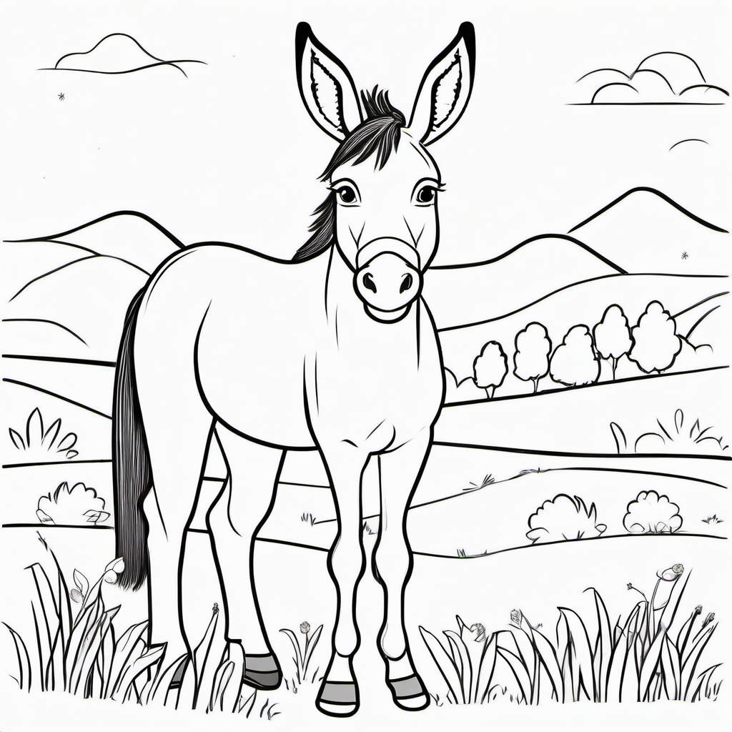 Farm Friends coloring page 8