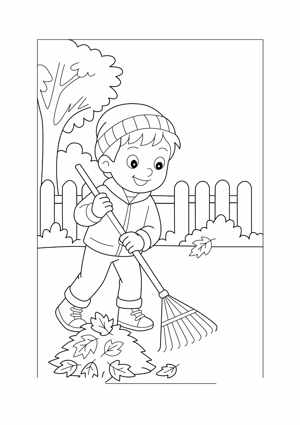 Leaves Coloring Book coloring page 3