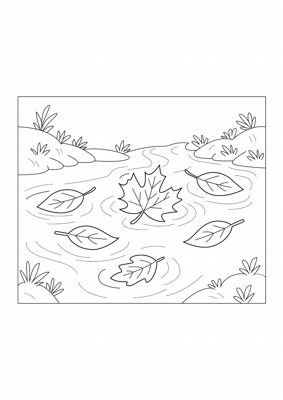 Leaves Coloring Book coloring page 8