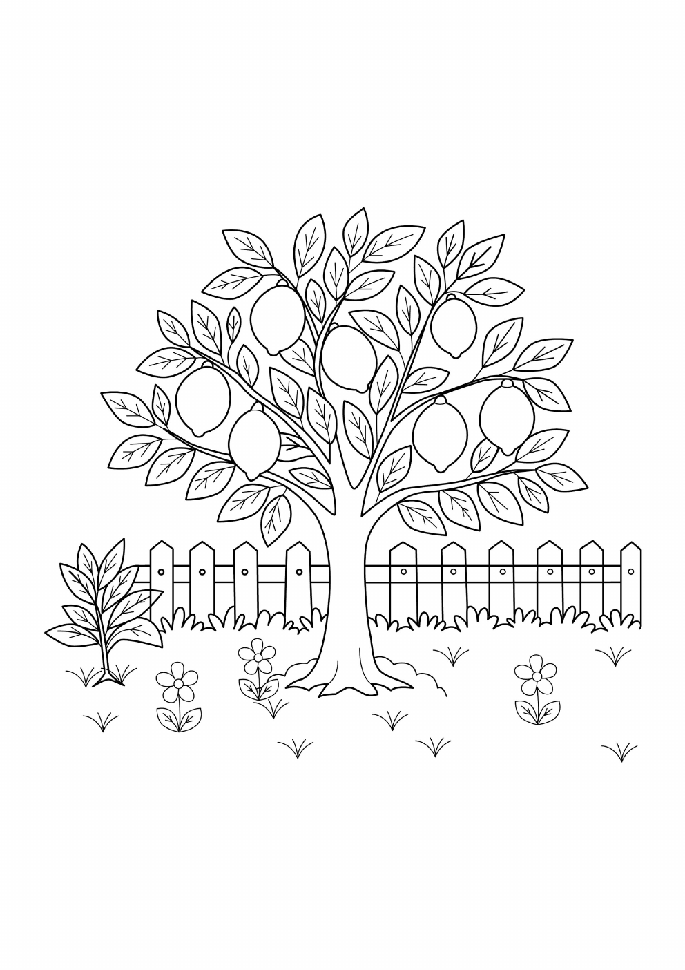 Lemon Coloring Book coloring page 2