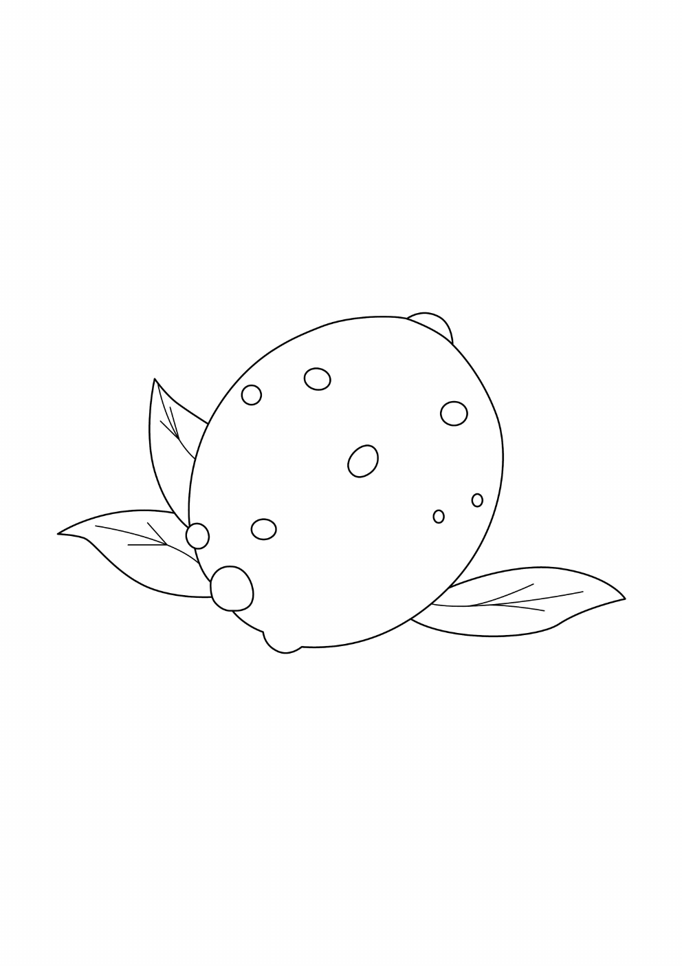 Lemon Coloring Book coloring page 5