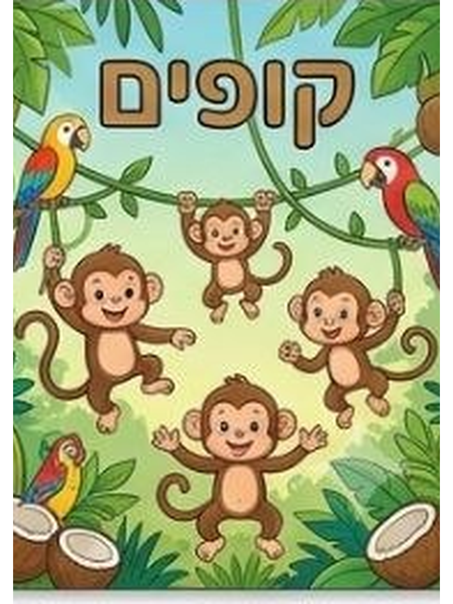 Monkey Coloring Book