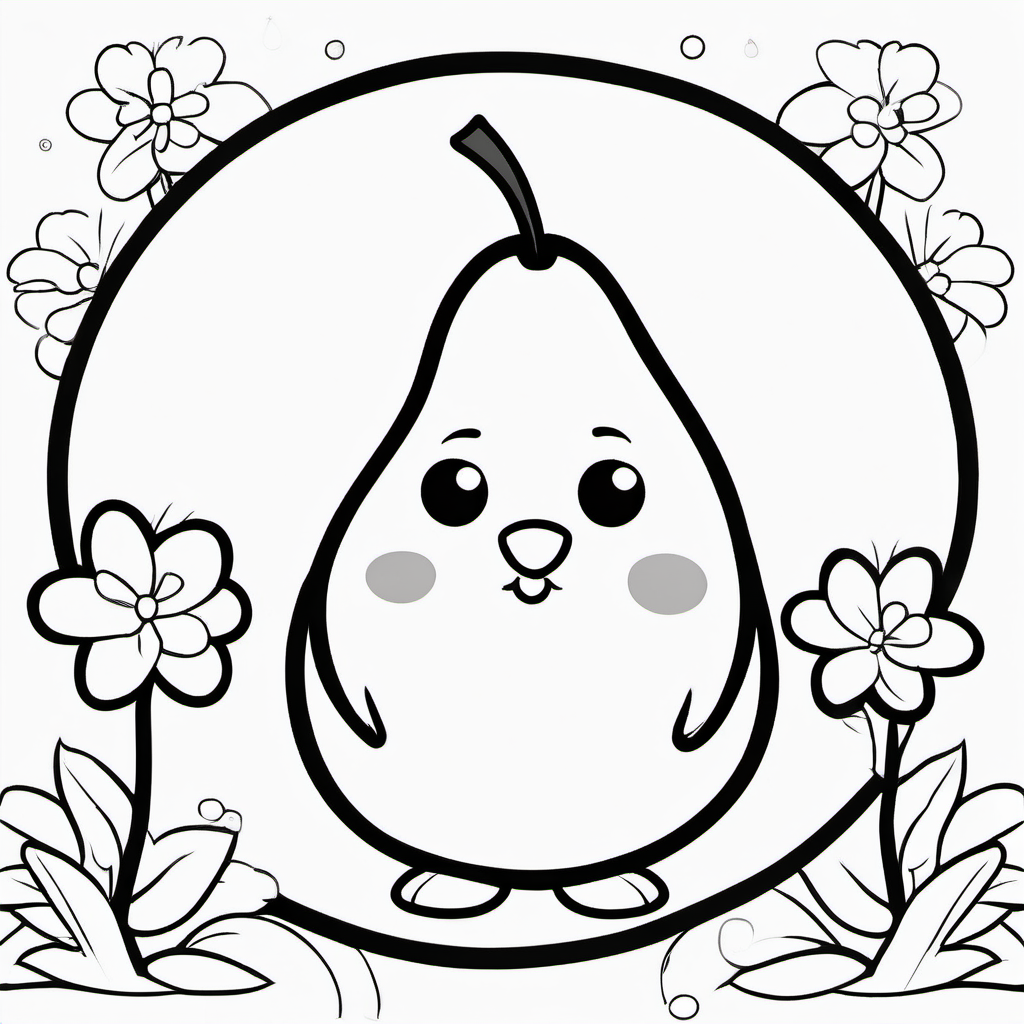 My First Fruits and Vegetables coloring page 8