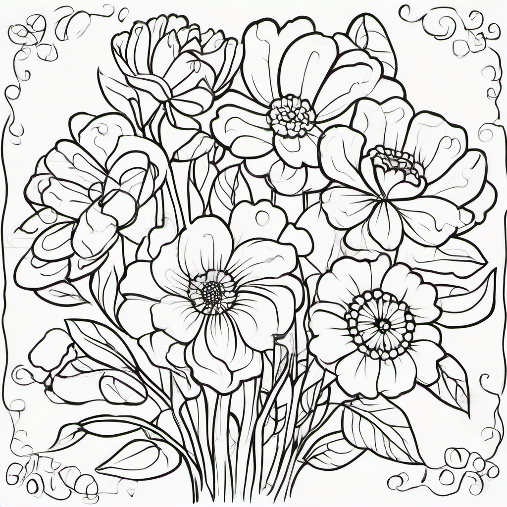 My Flower Garden coloring page 3
