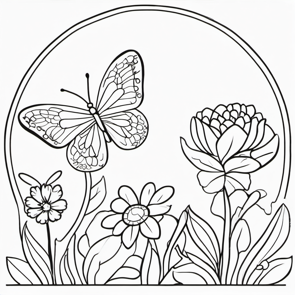 My Flower Garden coloring page 4