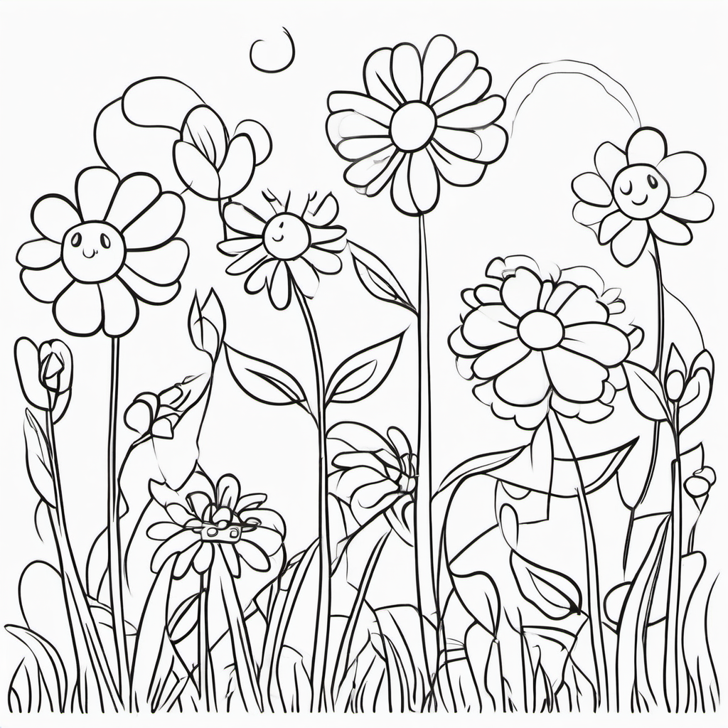 My Flower Garden coloring page 11