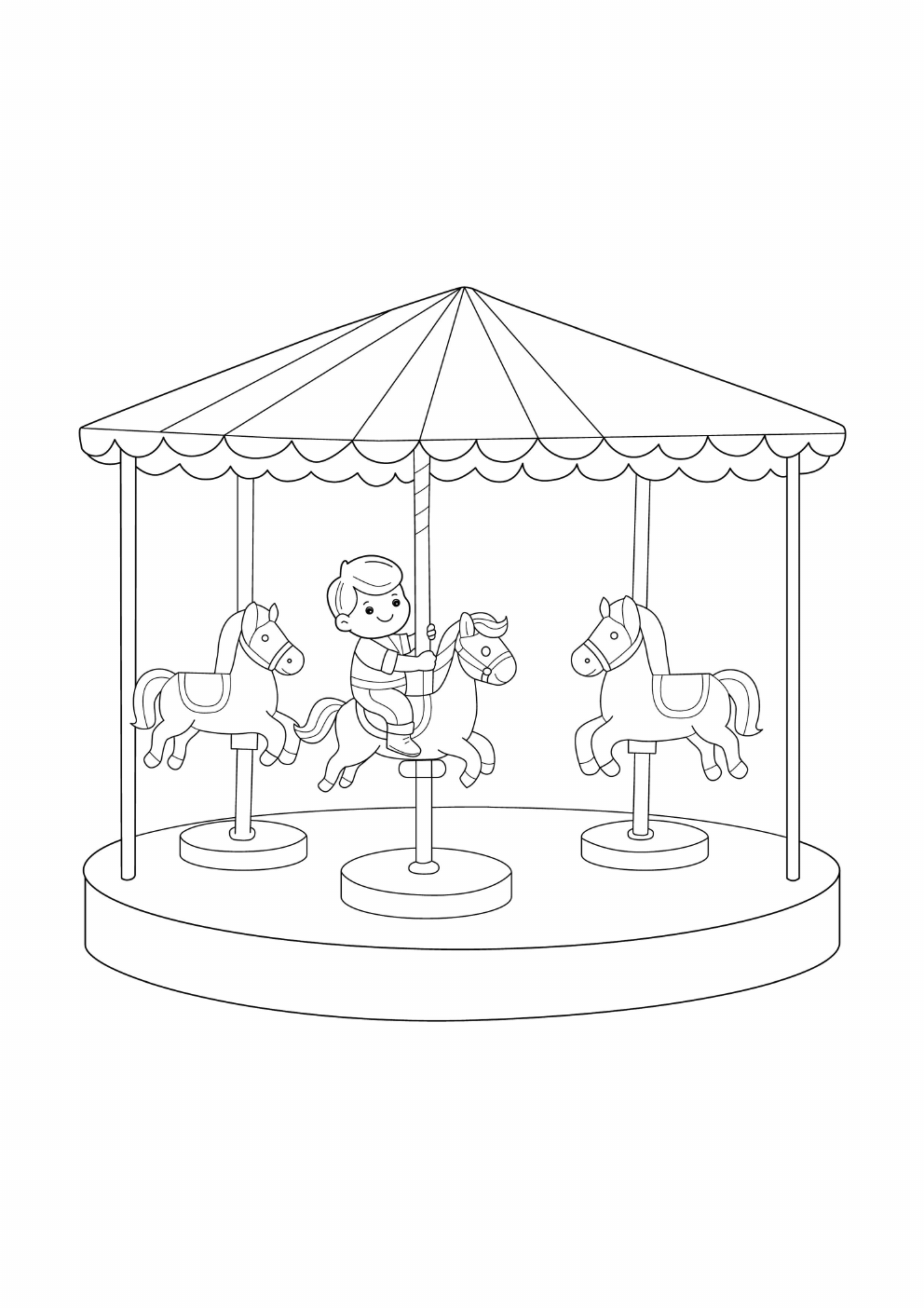 Park Coloring Book coloring page 1