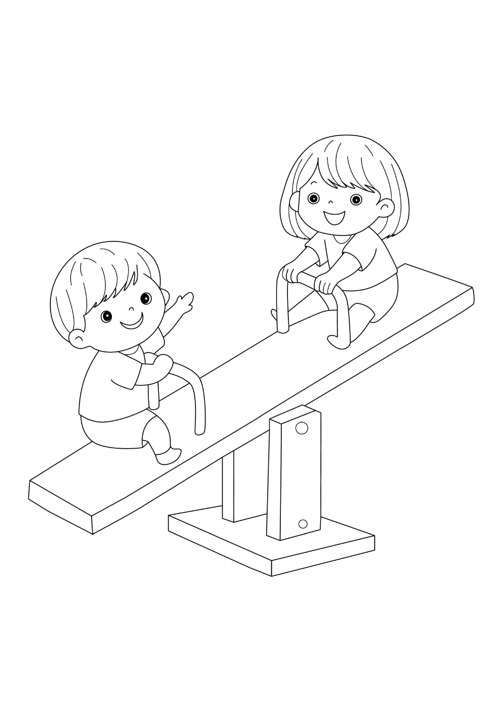 Park Coloring Book coloring page 4
