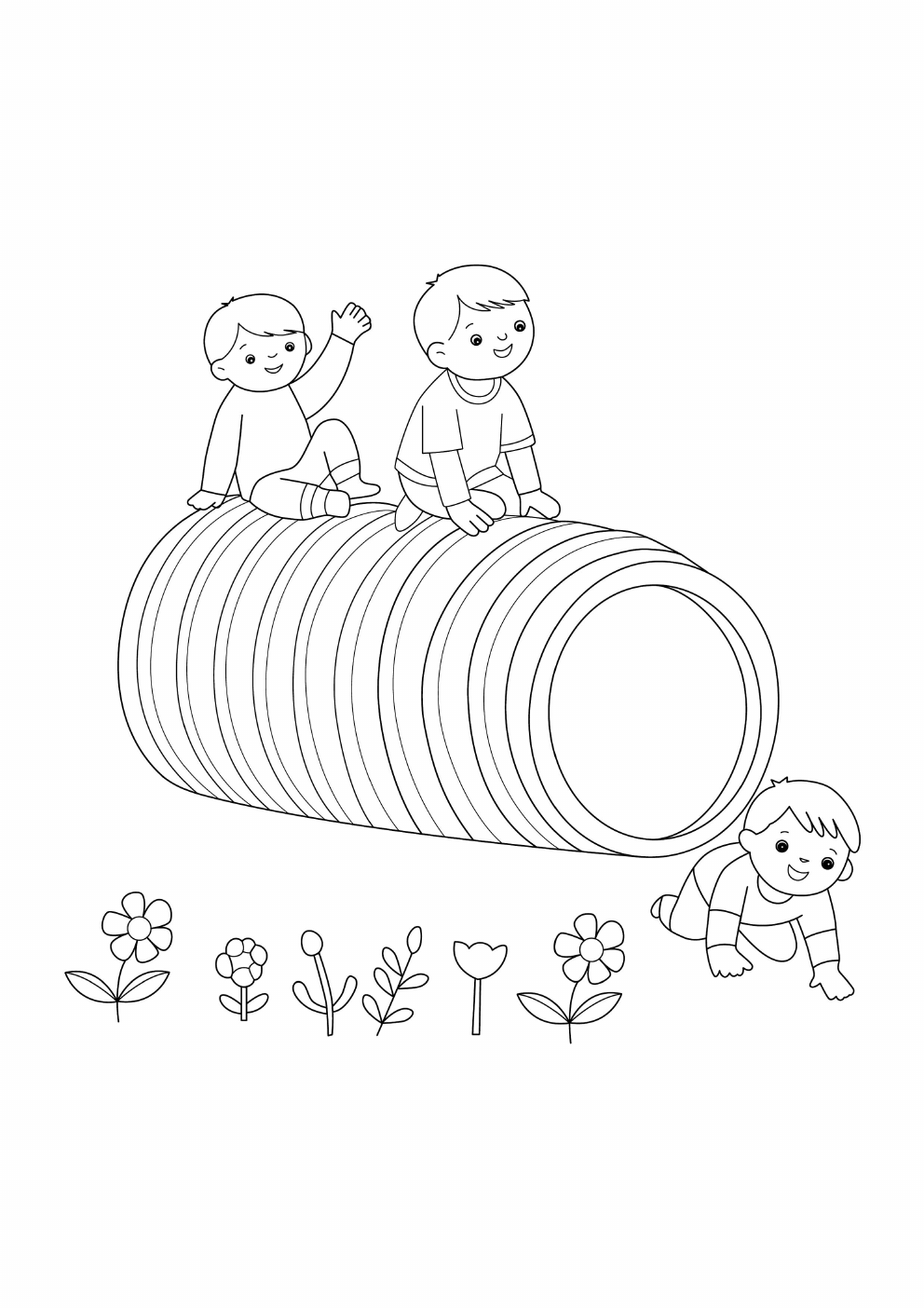 Park Coloring Book coloring page 10