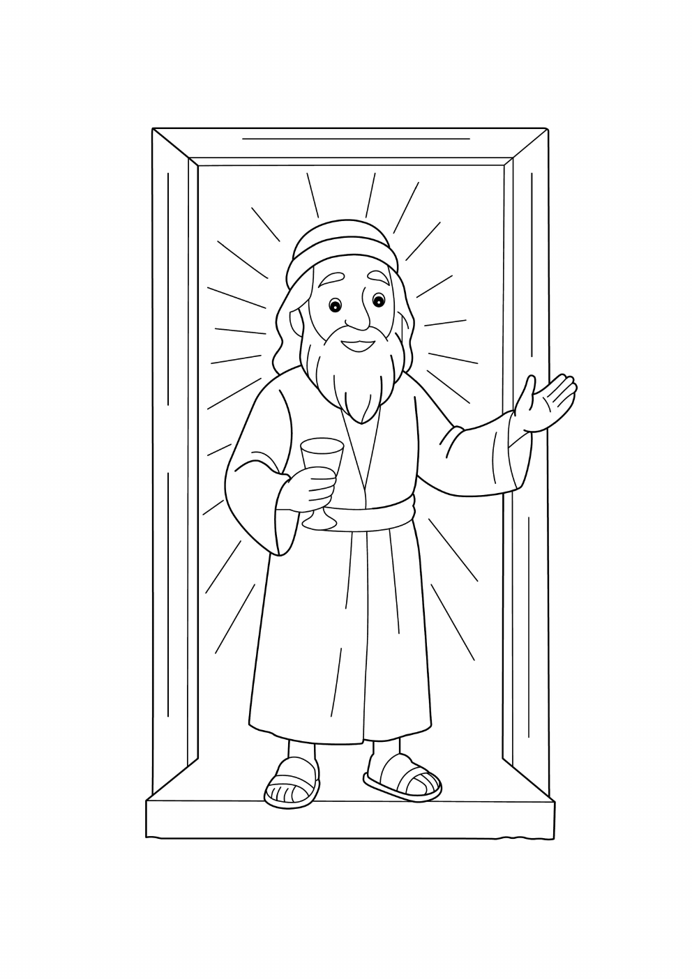 Passover Coloring Book coloring page 4
