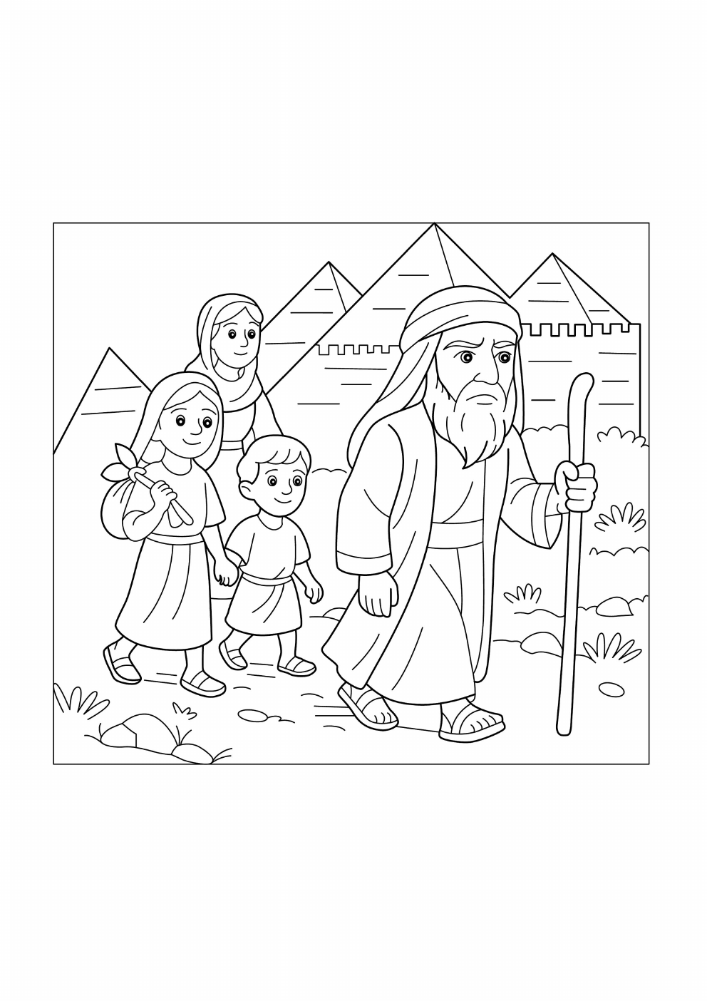 Passover Coloring Book coloring page 5