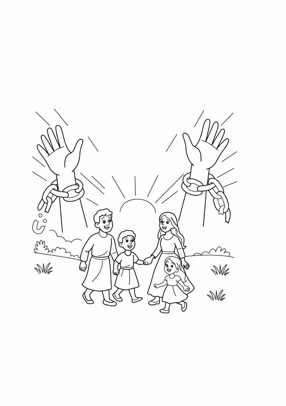 Passover Coloring Book coloring page 6