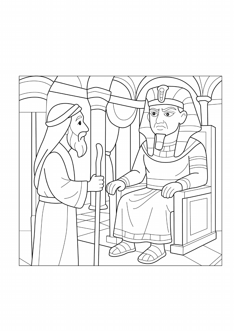 Passover Coloring Book coloring page 7